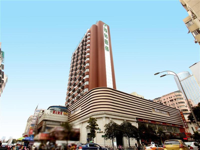 Greentree Inn Anhui Wuhu Zhongshan Road Pedestrian Street Express Hotel Exterior photo